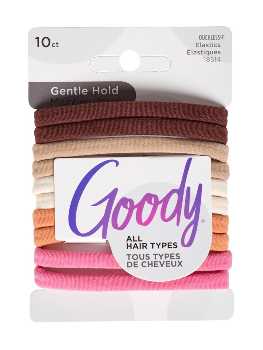 Goody Gentle Hold Hair Elastics 10 Pack